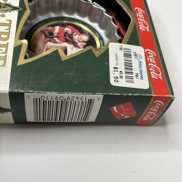 Coca Cola Trim A Tree 1990s Santa Bottlecap Ornaments Circa 35 38 47 56 60 62 63 - Picture 4 of 4